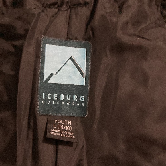 ICEBURG OUTER WEAR size YOUTH L (14-16) with polyester lining, adjustable waist - Picture 7 of 11
